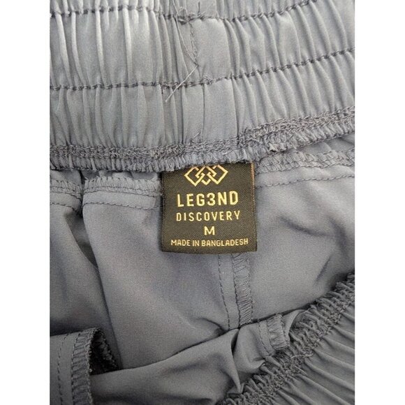 Legend Discovery women's size medium blue gray gym shorts, 4" inseam L9 - Picture 4 of 9
